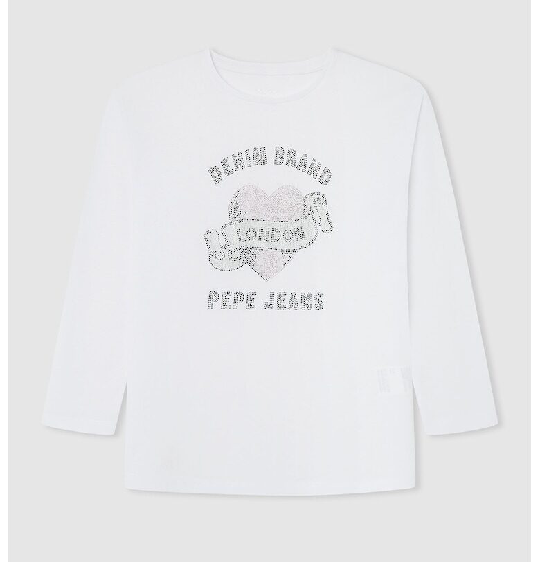 Памучна блуза с лого Pepe Jeans London