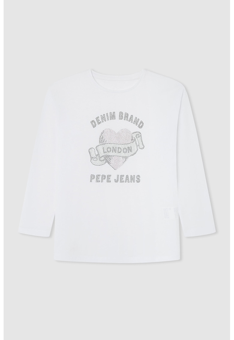 Памучна блуза с лого Pepe Jeans London