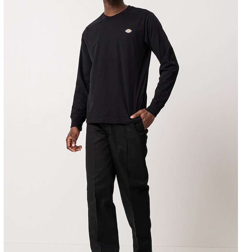 Памучна блуза с овално деколте и малко лого Dickies