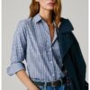 Памучна раирана риза Pepe Jeans London