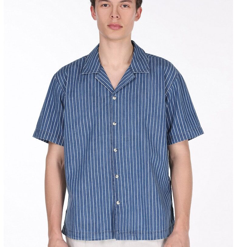 Памучна риза на райе COLINS