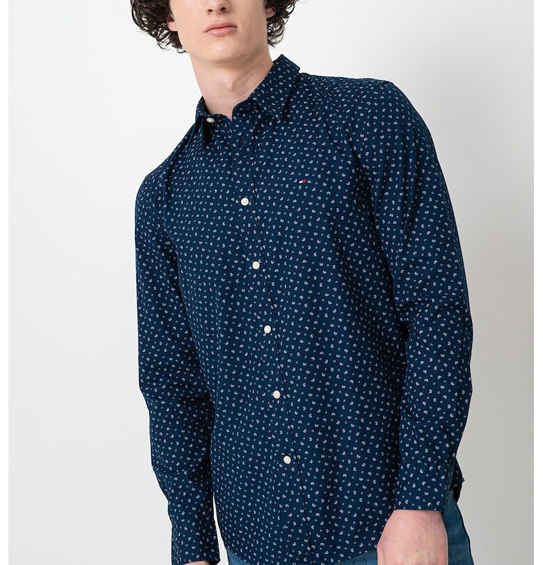 Памучна риза на точки Tommy Hilfiger