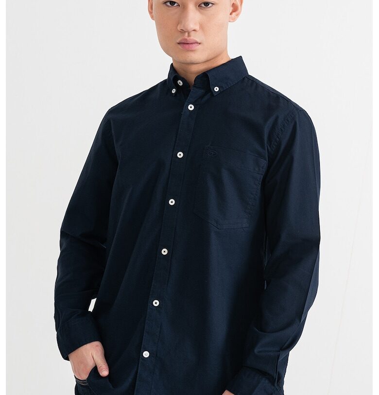 Памучна риза с апликация Tom Tailor