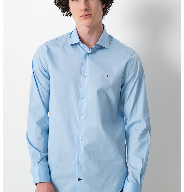 Памучна риза с дълги ръкави Tommy Hilfiger