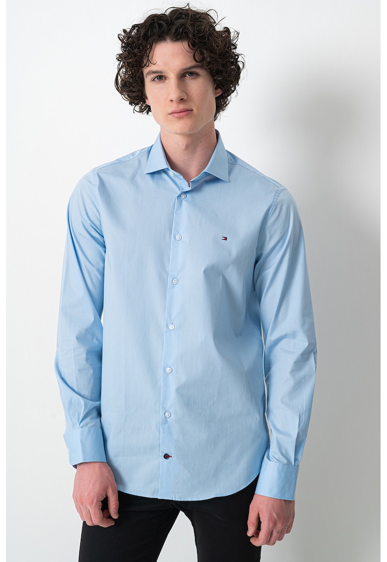 Памучна риза с дълги ръкави Tommy Hilfiger