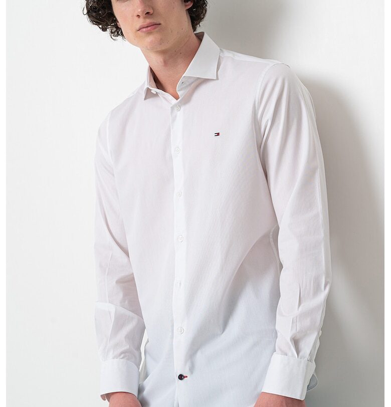 Памучна риза с дълги ръкави Tommy Hilfiger