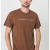 Памучна тениска с бродирано лого Tommy Jeans