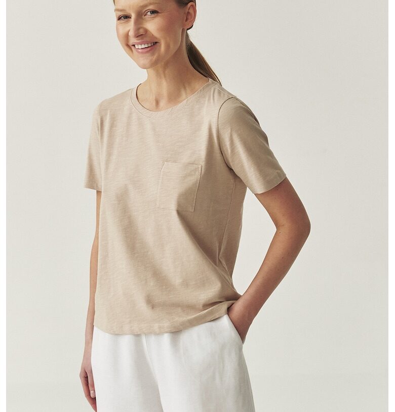 Памучна тениска с джоб Tatuum