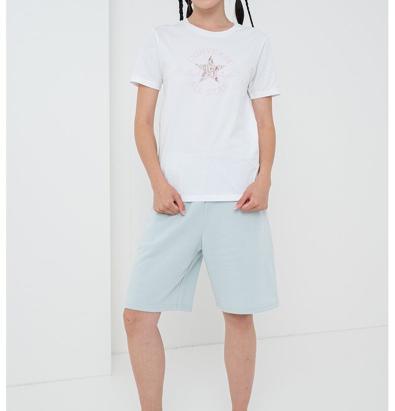 Памучна тениска с лого Converse