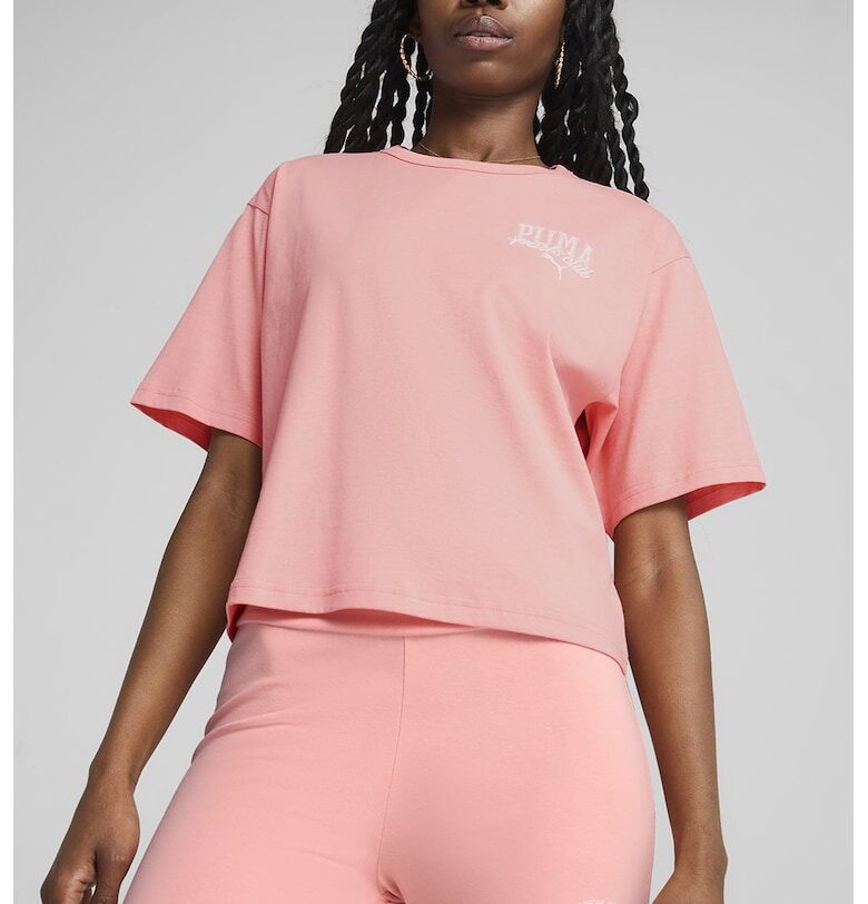 Памучна тениска с лого Puma