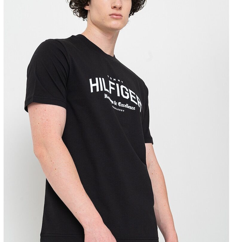 Памучна тениска с лого Tommy Hilfiger