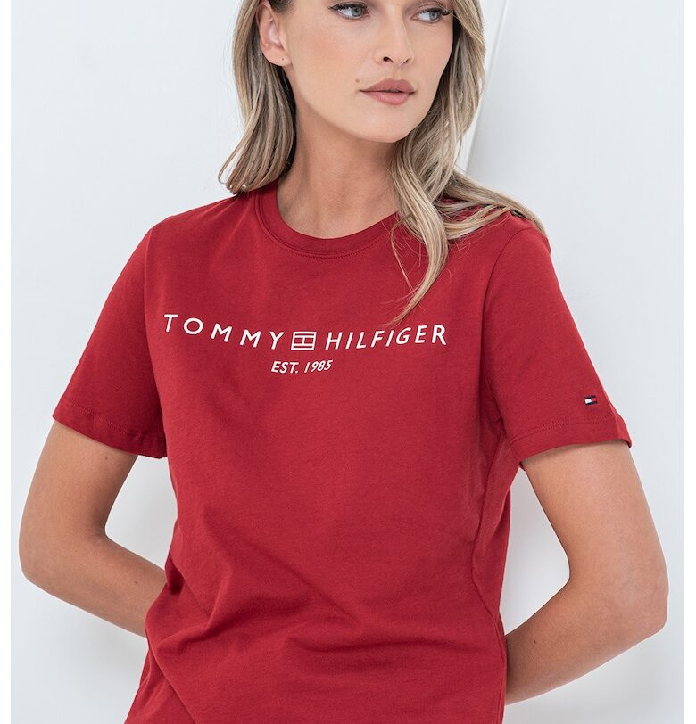 Памучна тениска с лого Tommy Hilfiger