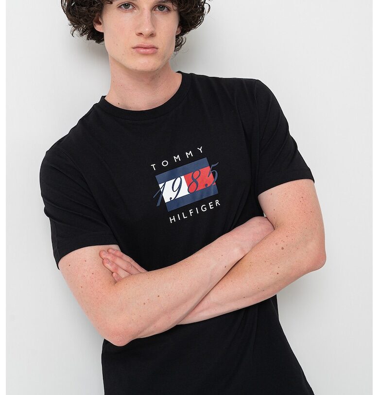 Памучна тениска с лого Tommy Hilfiger