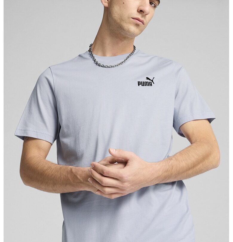 Памучна тениска с овално деколте Puma