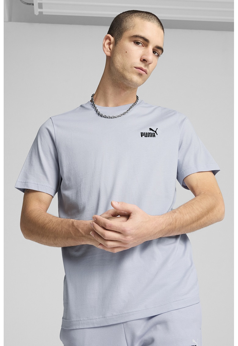 Памучна тениска с овално деколте Puma