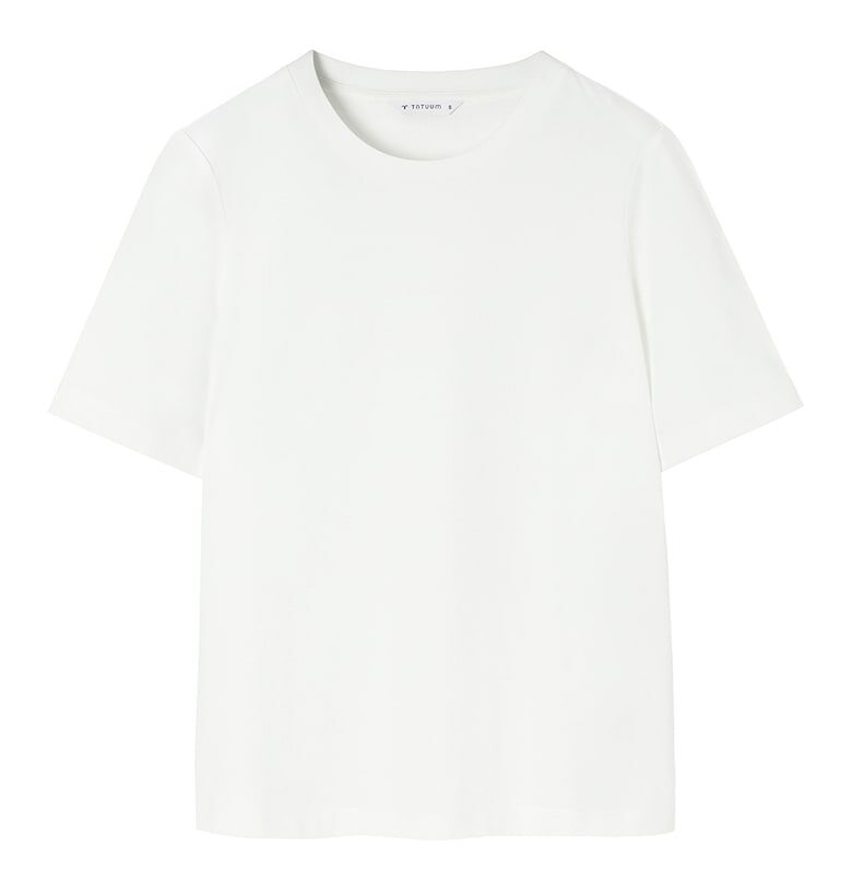 Памучна тениска с овално деколте Soria Tatuum