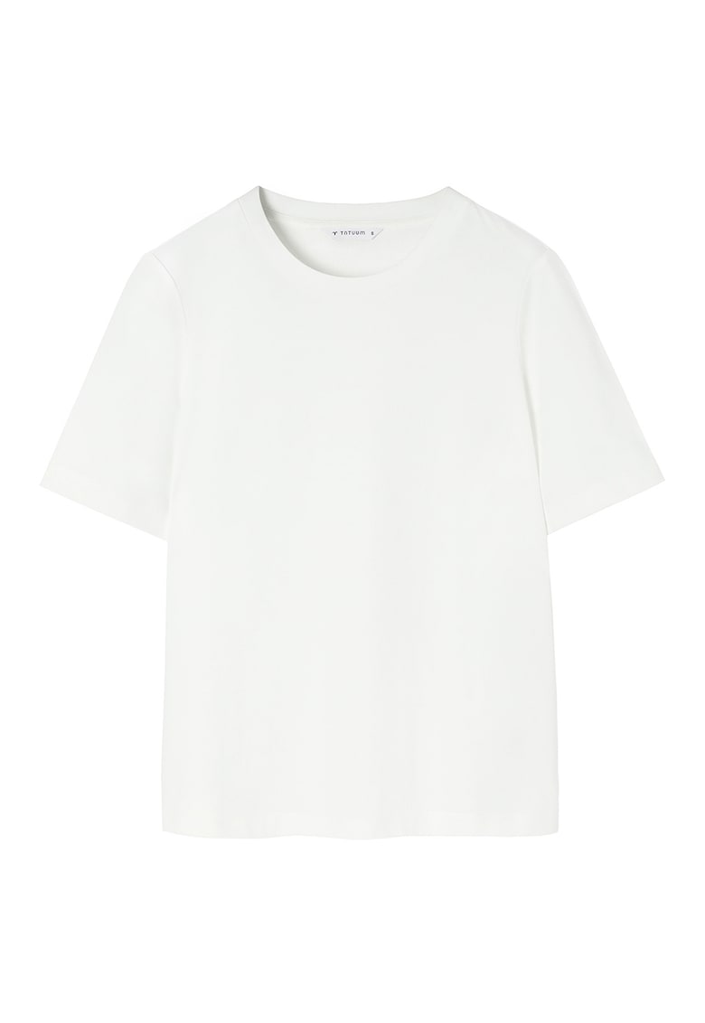 Памучна тениска с овално деколте Soria Tatuum