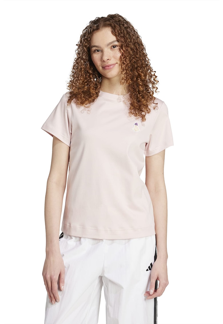 Памучна тениска с овално деколте adidas Sportswear