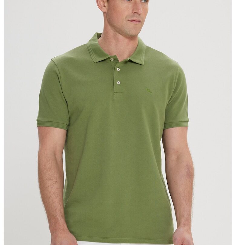 Памучна тениска с яка ACCo