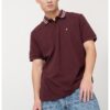Памучна тениска с яка CALVIN KLEIN JEANS