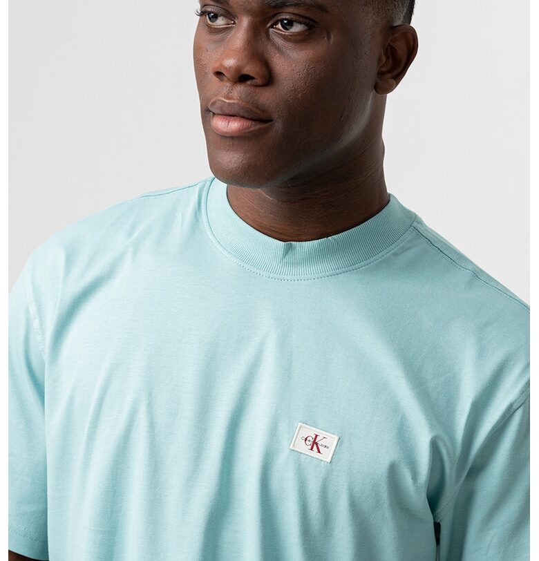 Памучна тениска със свободна кройка CALVIN KLEIN JEANS