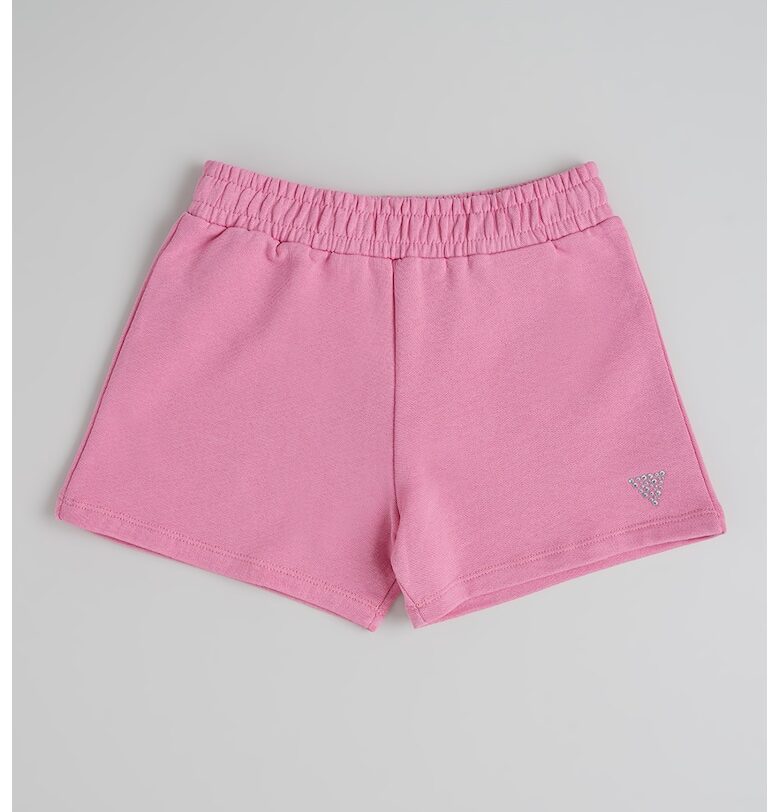 Памучни шорти с еластична талия GUESS KIDS