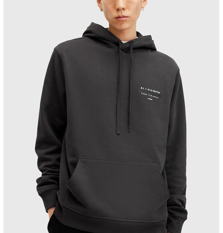 Памучно худи Redact със свободна кройка AllSaints