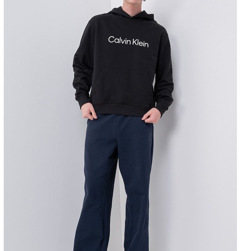 Памучно худи с джоб кенгуру CALVIN KLEIN