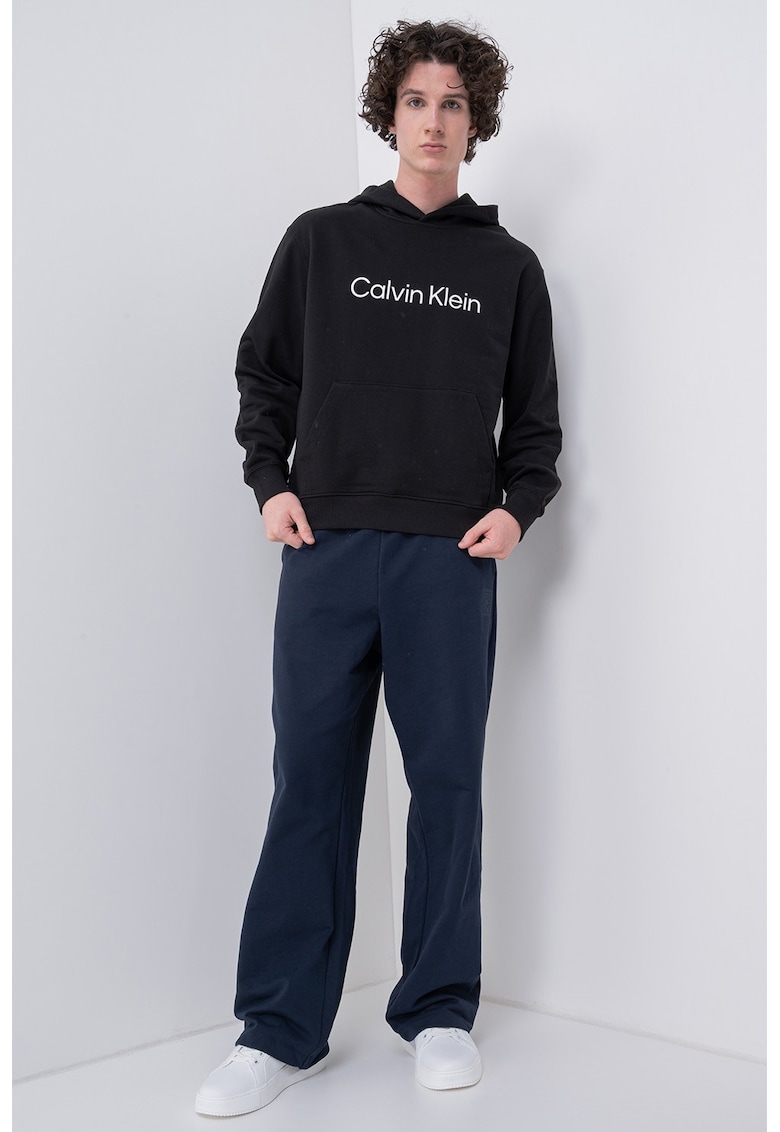 Памучно худи с джоб кенгуру CALVIN KLEIN