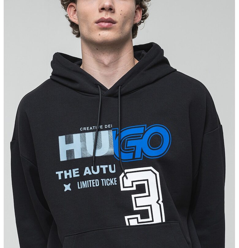 Памучно худи с лого HUGO