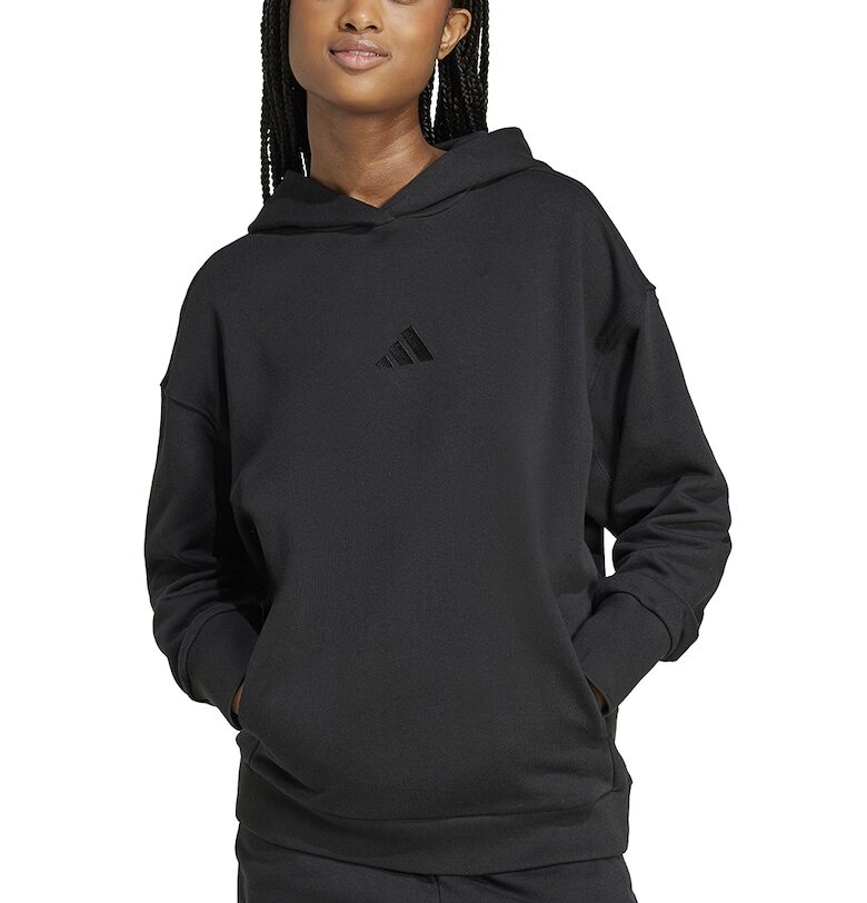 Памучно худи с рипс adidas Sportswear