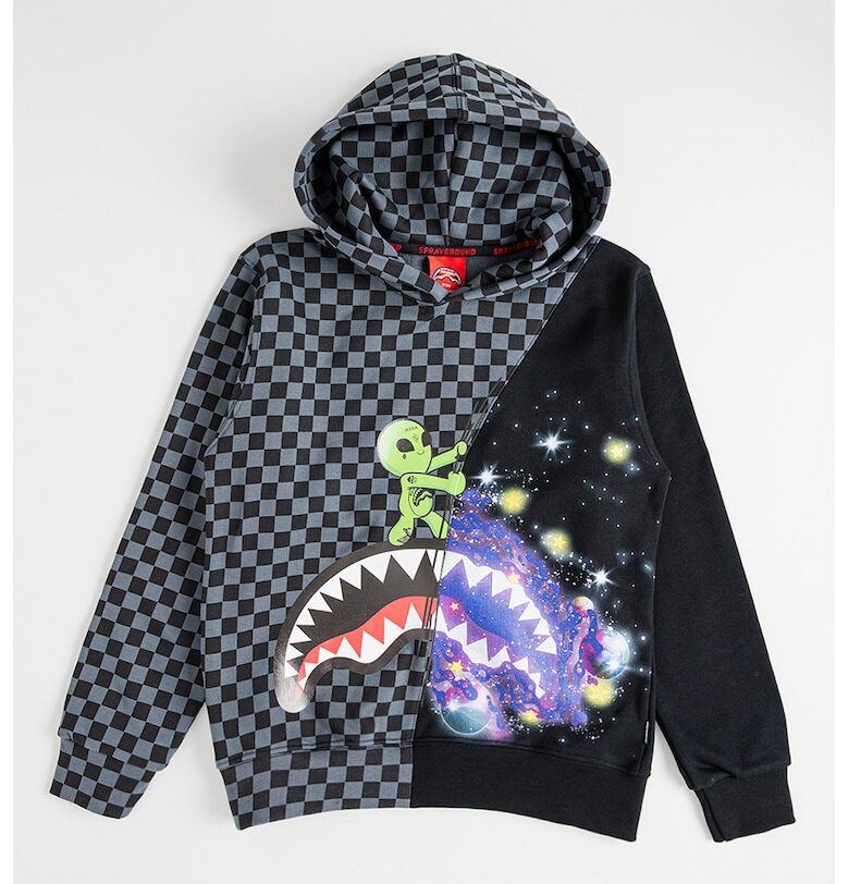 Памучно худи с фигурален принт Sprayground
