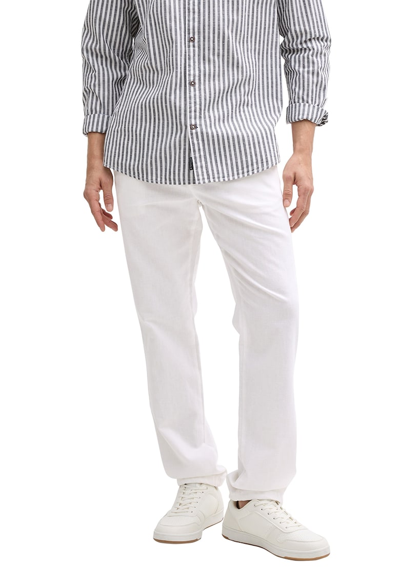 Панталон с лен и връзка Tom Tailor