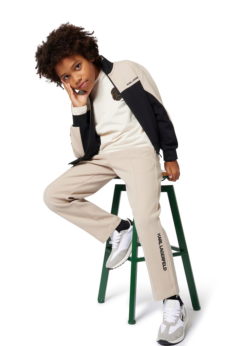 Панталон с памук KARL LAGERFELD KIDS