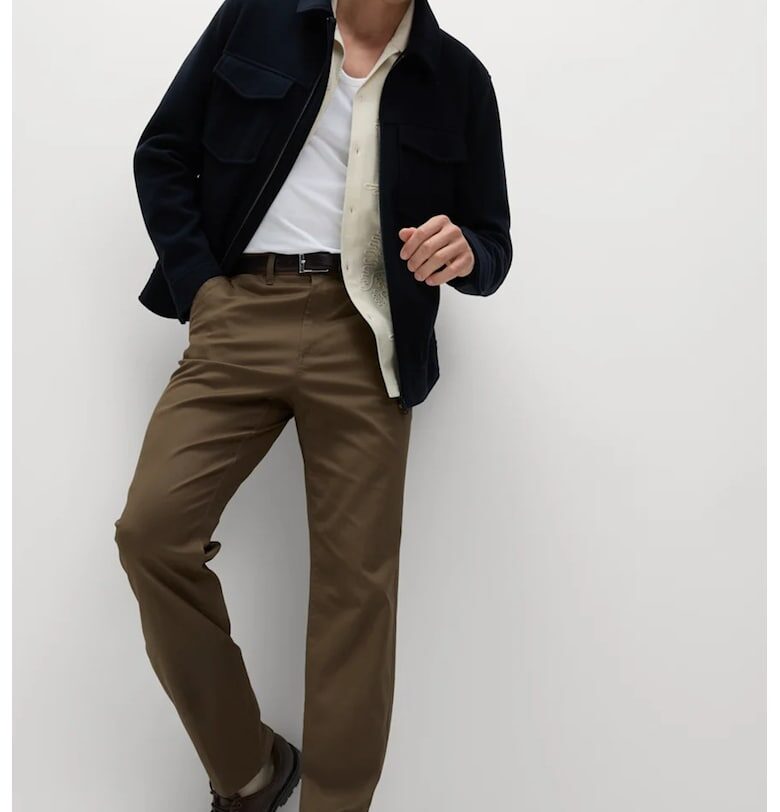 Панталон чино със скосени джобове Marks  Spencer