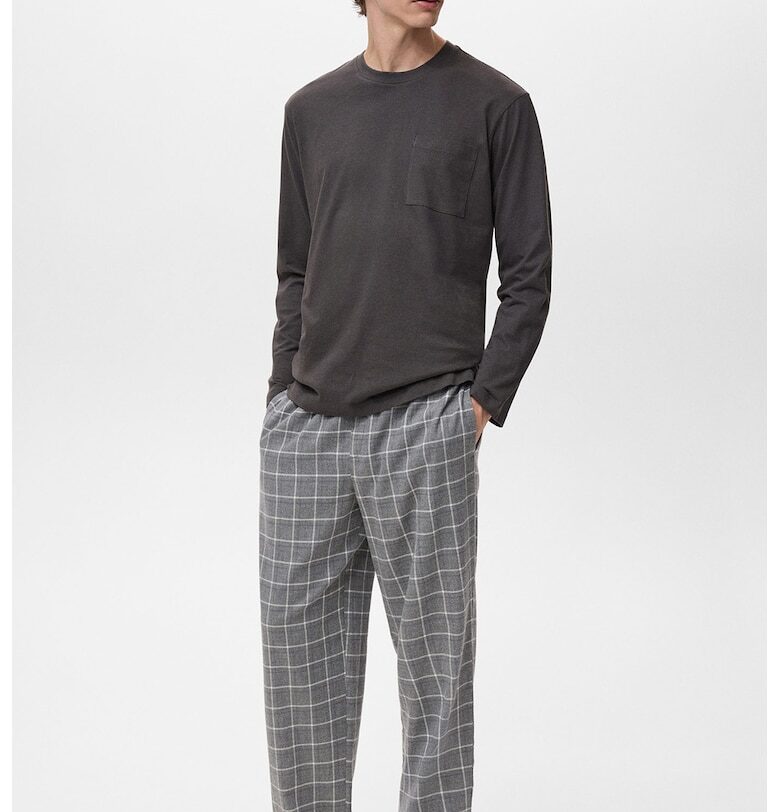 Пижама с памук Mango