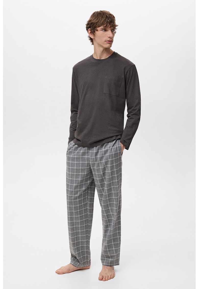 Пижама с памук Mango