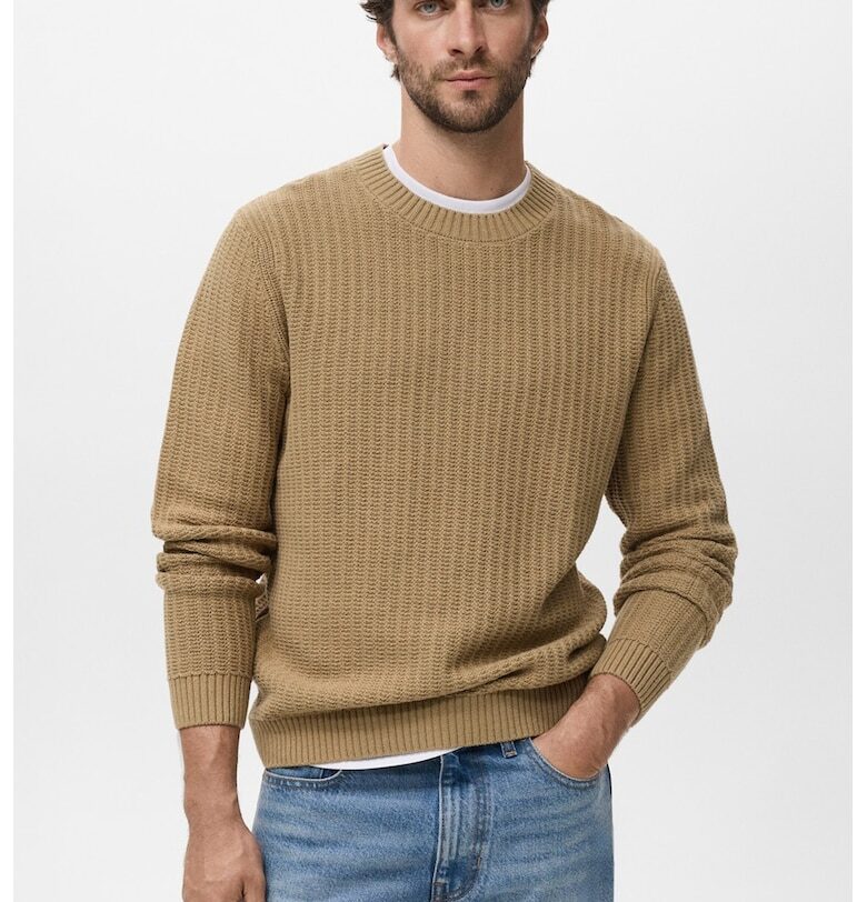 Плетен пуловер Mango