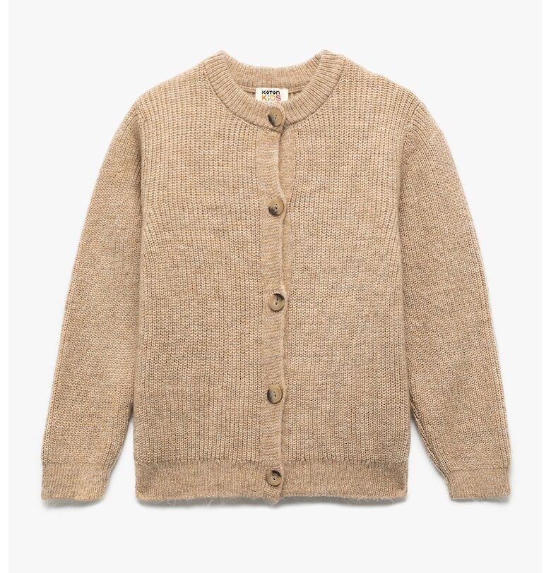 Плетена жилетка с копчета KOTON