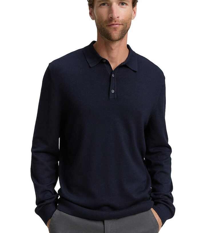 Пловер с яка и цепка с копчета Tom Tailor