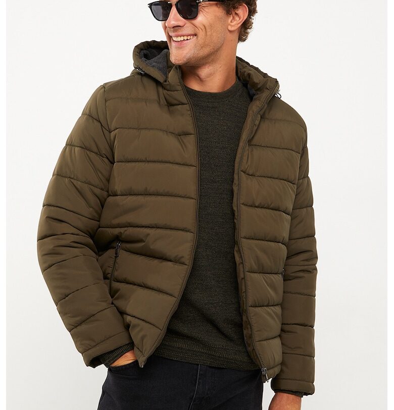 Подплатено зимно яке с джобове LC WAIKIKI