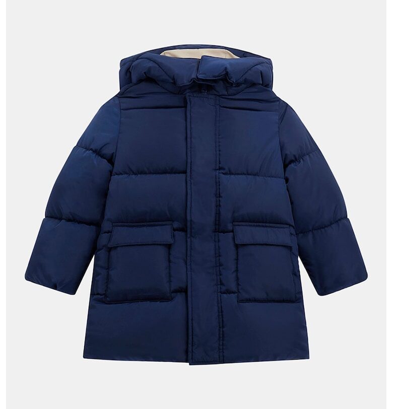 Подплатено зимно яке с качулка GUESS KIDS