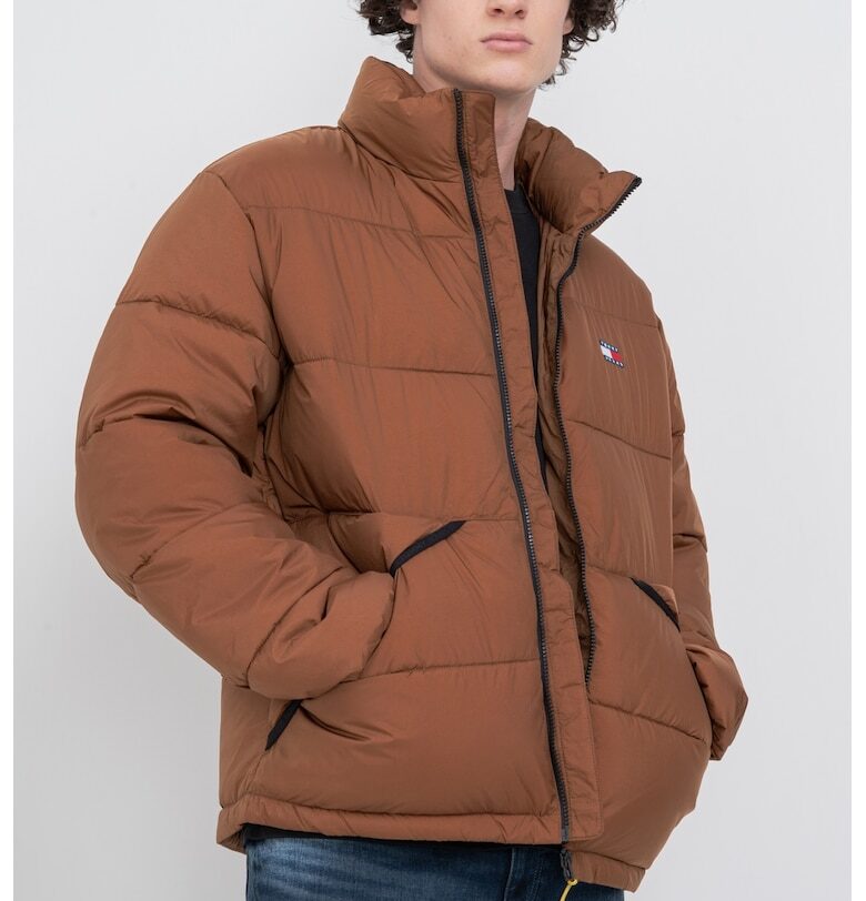 Подплатено зимно яке с лого Tommy Jeans