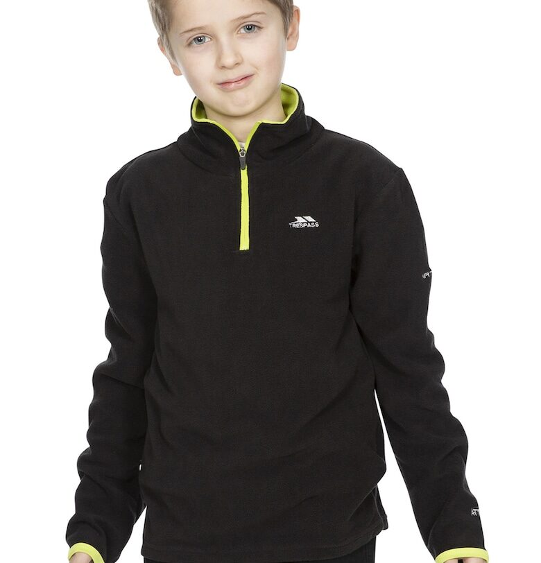 Поларен суитшърт Etto с къс цип Trespass