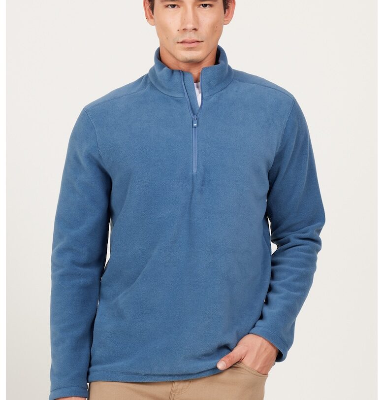 Поларена блуза с цепка и цип ACCo