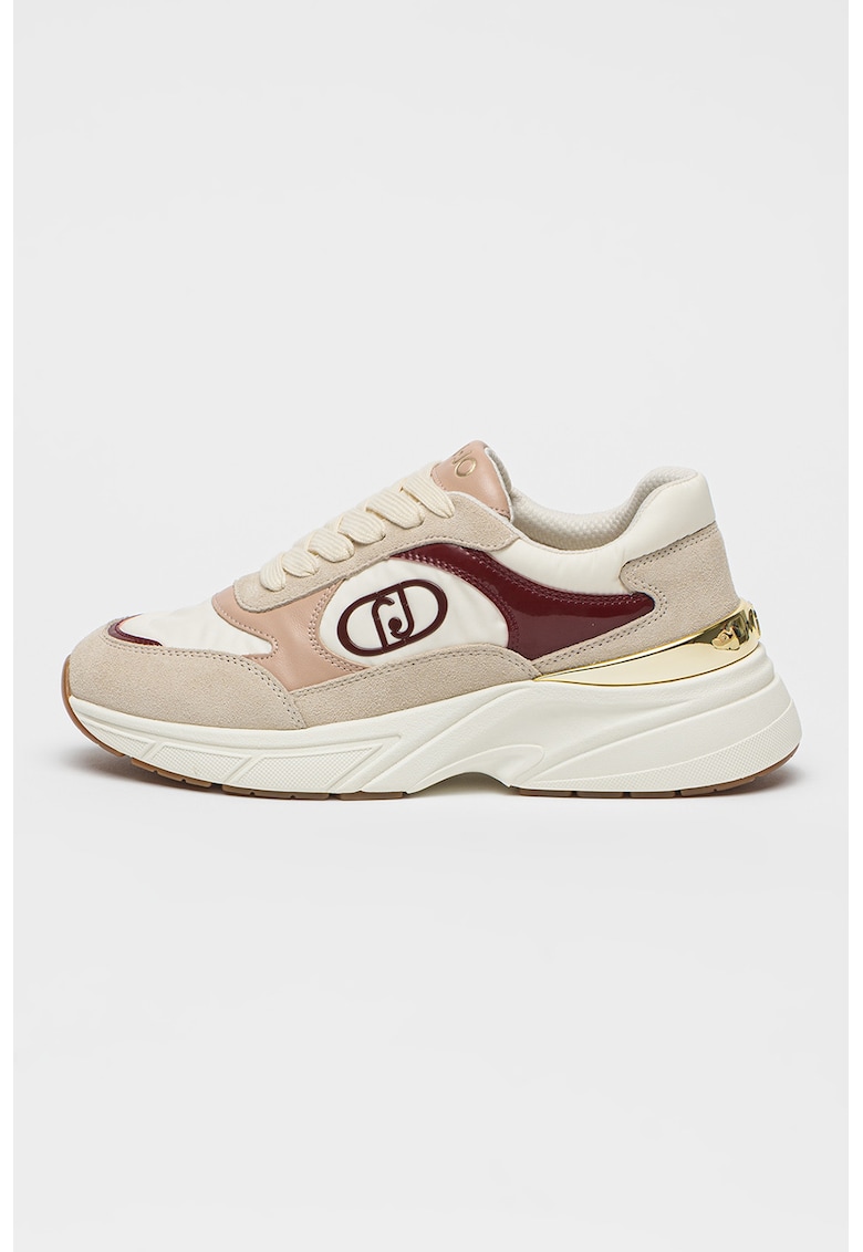 Полускосени маратонки с велур Liu Jo