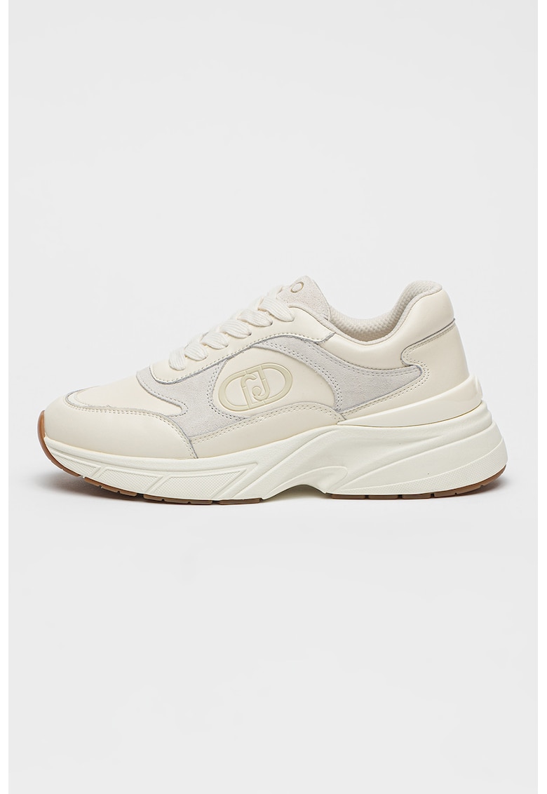 Полускосени маратонки с кожа и еко кожа Liu Jo