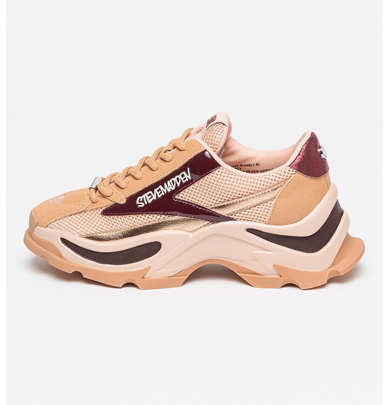 Полускосени спортни обувки с кожа Steve Madden
