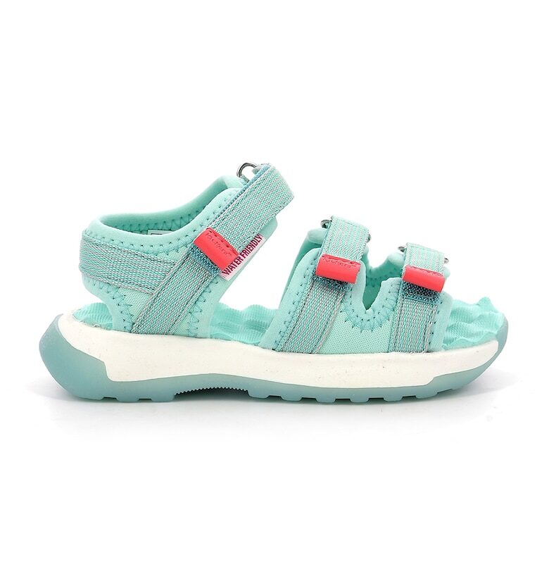 Полускосени текстилни сандали с велкро Kickers kids