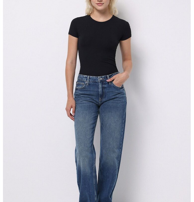 Прави дънки с висока талия COLINS